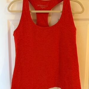 Beyond Yoga spacedye step up racerback Women's Red Tank Top